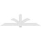 Ekena Millwork Redmond Architectural Grade PVC Gable Bracket, 96"W x 28"H x 4"D x 6"F, 7/12 Pitch GBP096X28X0406RED00 - alternate 3